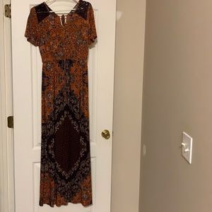 Super cute Maurices boho maxi dress!